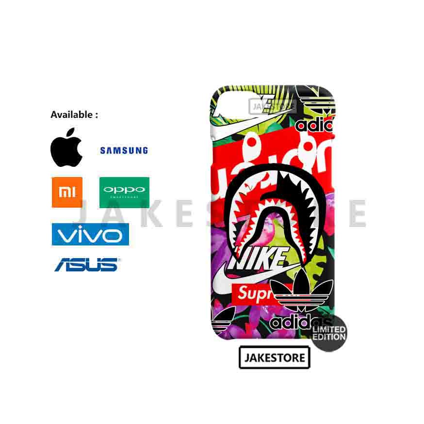 case samsung j7 prime core plus pro 2016 2017 Shark Supreme Bape Adidas Nike Tropical hardcase