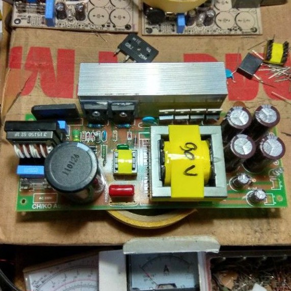 Kit Smps Sos HB Audio Power 15a Upto 20a CT 65v - 90v dc ( Switching Ac Matic )