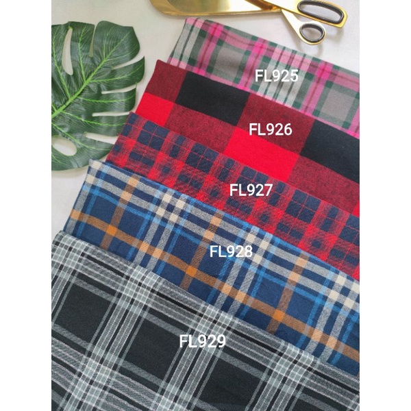 4-50 baru Happychild kain flanel bahan kotak katun yarndyed harga 0.5meter