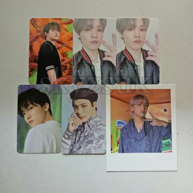 NCT DREAM CHENLE AR CLIP HS HOT SAUCE CHENLE AR SELCA SELFIE HS HOT SAUCE JAEMIN 3D LENTICULAR LENTI