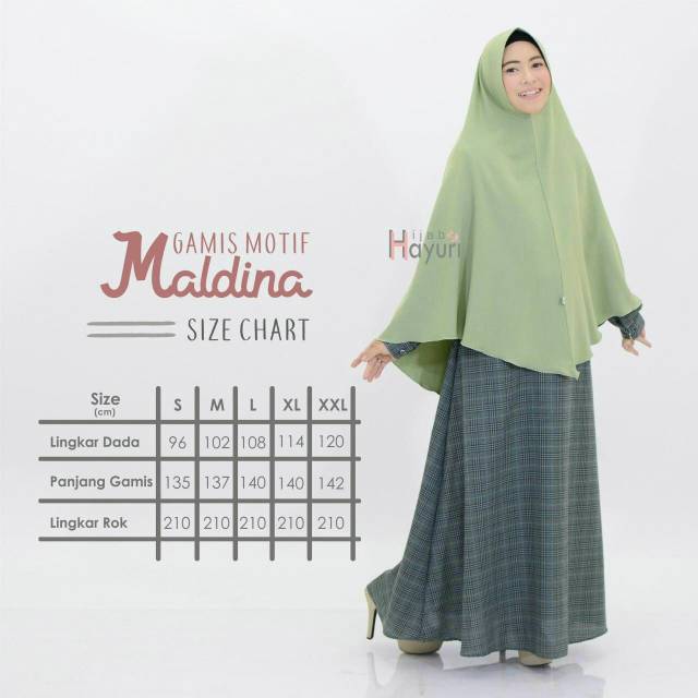 Gamis Motif Maldina by Hayuri