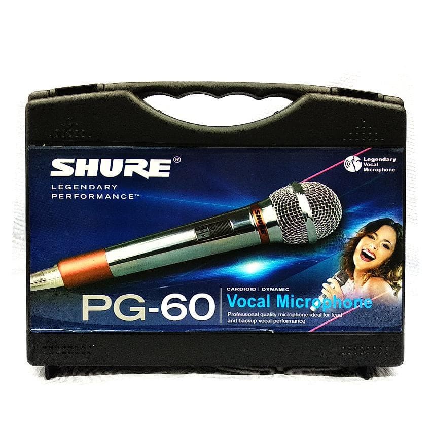 Microphone Karaoke Mikrofon PG-60 The Best Profesional Mic Kabel