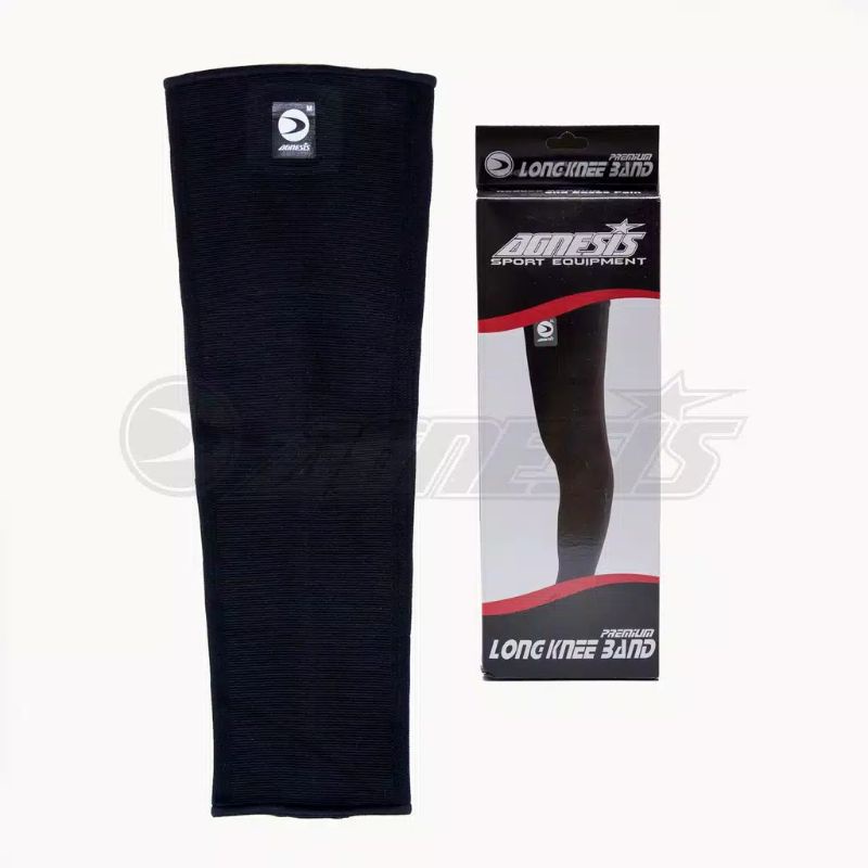 Agnesis Long Knee Band Original Deker Pelindung Lutut Panjang Deker Kaki Betis Deker Voli