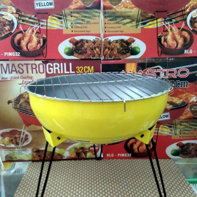 Maspion mastro grill/ alat panggang non stick 32cm tebal