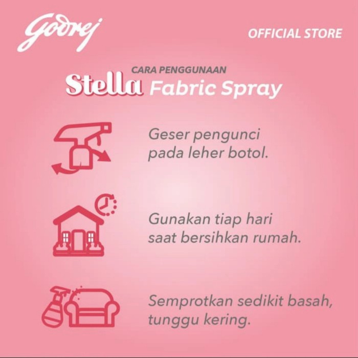 Kandang-Disinfektan- Stella Fabric Disinfektan Spray Pink Peony -Disinfektan-Kandang.