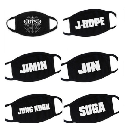 BTS MASKER / Masker kain boyband / masker motif korea / masker kain