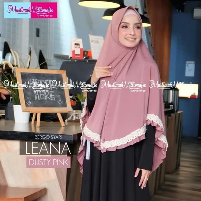 Bergo Leana/Bergo Panjang/khimar/ Bergo Jumbo/ Bergo Jersey/Bergo Adem/Bergo Bagus