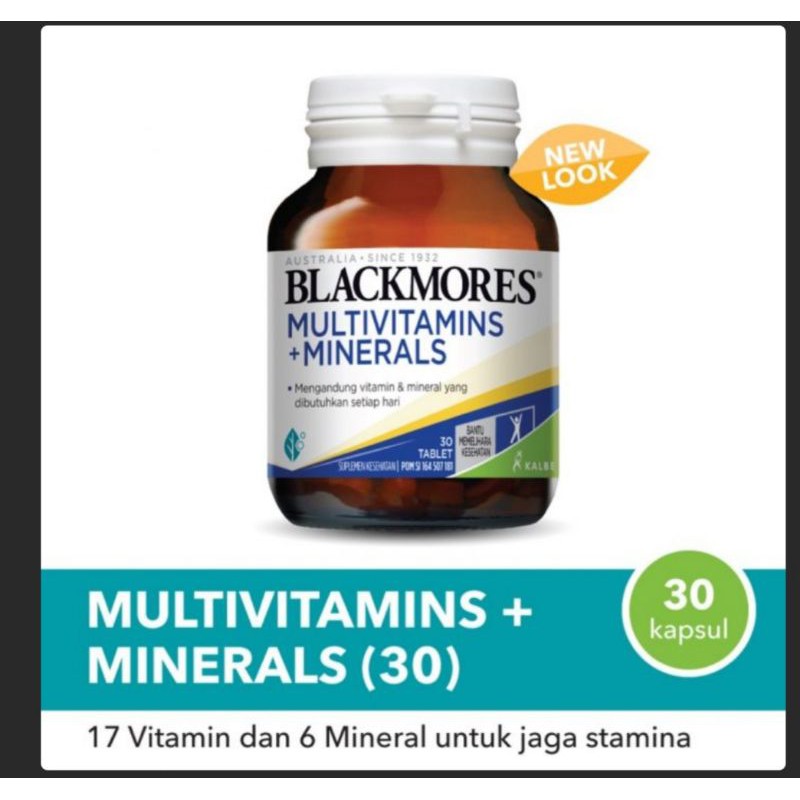 Blakmores Multivitamins + mimerals 30'S