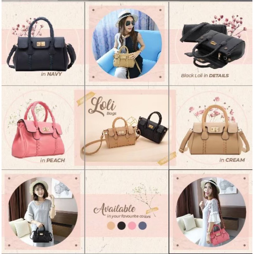 Lolly Bag Jims Honey Tas Wanita Selempang Jinjing Formal Non Formal Original