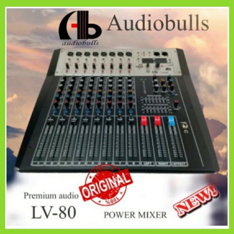 Power Mixer Audio AB Audiobulls Lv80 PREMIUM QUALITY Original