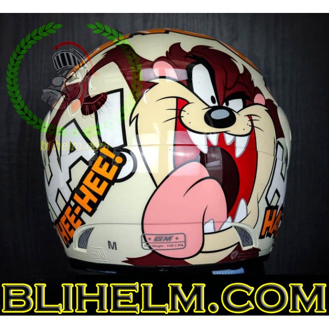 HELM GM EVO TAZMANIA 34 CREAM EVO TASMANIA HALF FACE HELMET