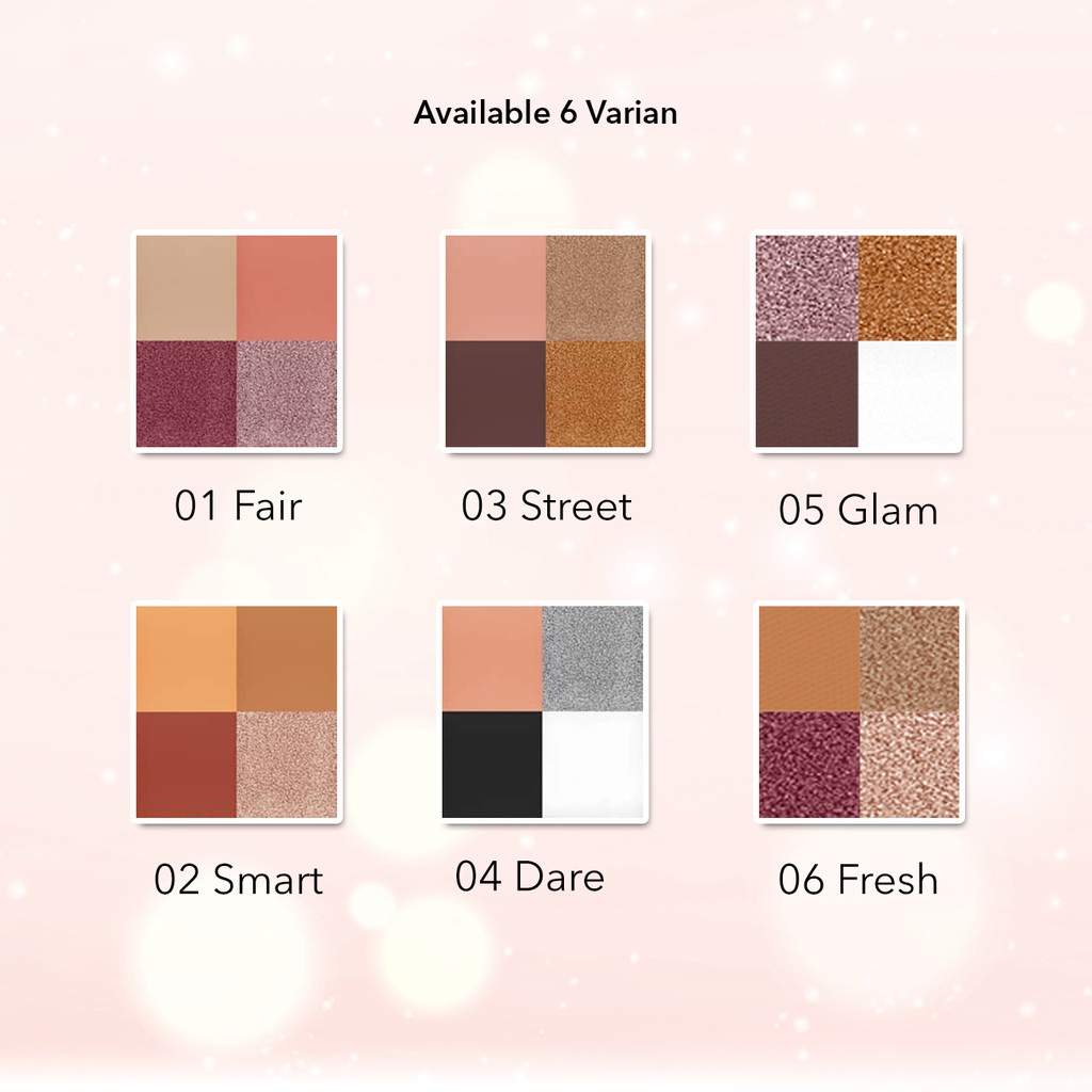 Y.O.U Simplicity Eyeshadow Quadz