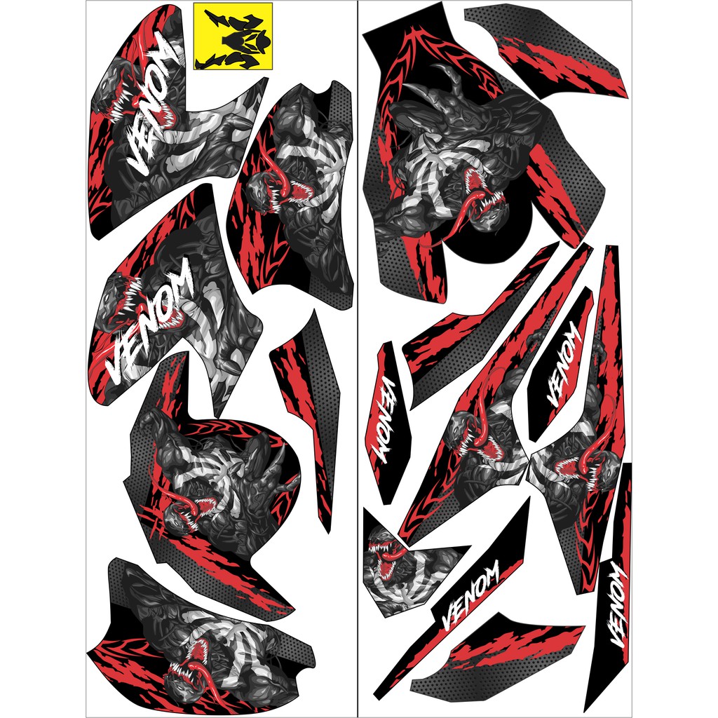 STICKER DECAL MOTOR HONDA CB150R  VENOM FULL BODY PREMIUM QUALITY