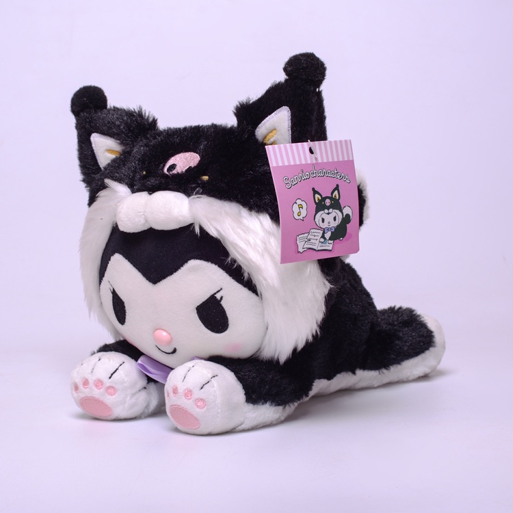 Mainan Boneka Stuffed Plush Kartun Kuromi My Melody Cinnamoroll 28cm Untuk Hadiah Anak Perempuan