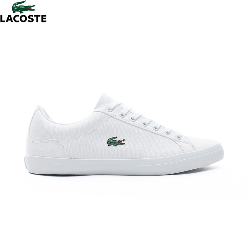 Sepatu Olahraga Putih Kanvas Pria Lacoste Lerond Asli 733 CAM1033 - 001 Sneakers Pria Lacoste