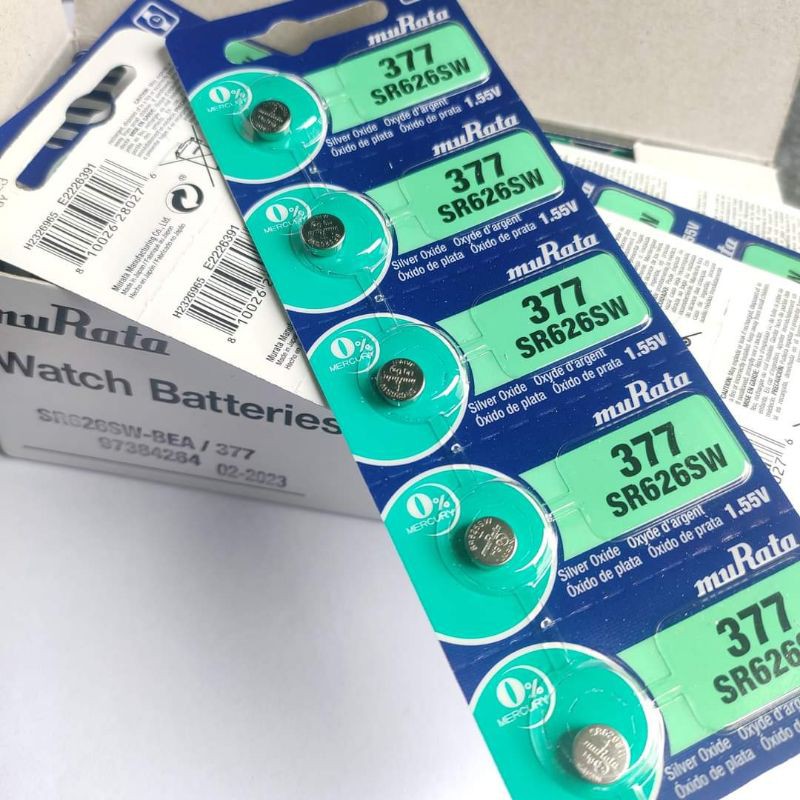 MURATA 377 SR626SW BATERAI BATRE BATTERY SR 626 SW BATERE