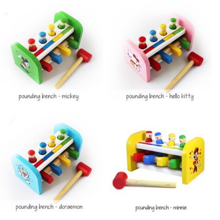 Mainan Edukasi Palu Ketok - Palu Loncat - Pounding Bench