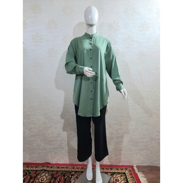 Tunik Polos Rayon Twill Original