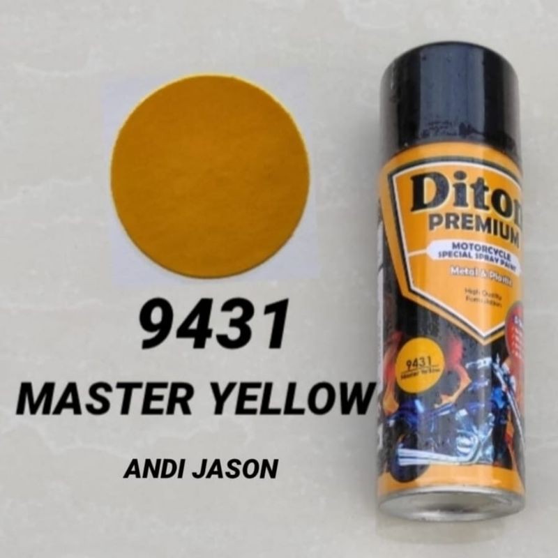 DITON PREMIUM CAT SEMPROT TAHAN BENSIN 400CC 9431 MASTER YELLOW