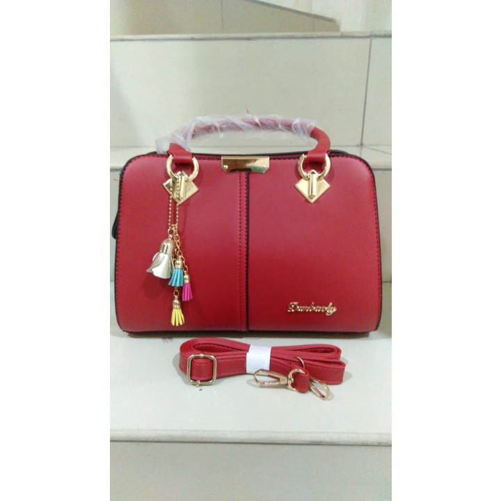 BJ42984 - BLACK/BLUE/BROWN/GREEN/RED TAS JINJING KECIL TOTEBAG HANDBAG TAS WANITA FASHION IMPORT MODIS ELEGAN TERMURAH TERLARIS TERBARU BAGSTORE JAKARTA TAS BATAM BQ2984