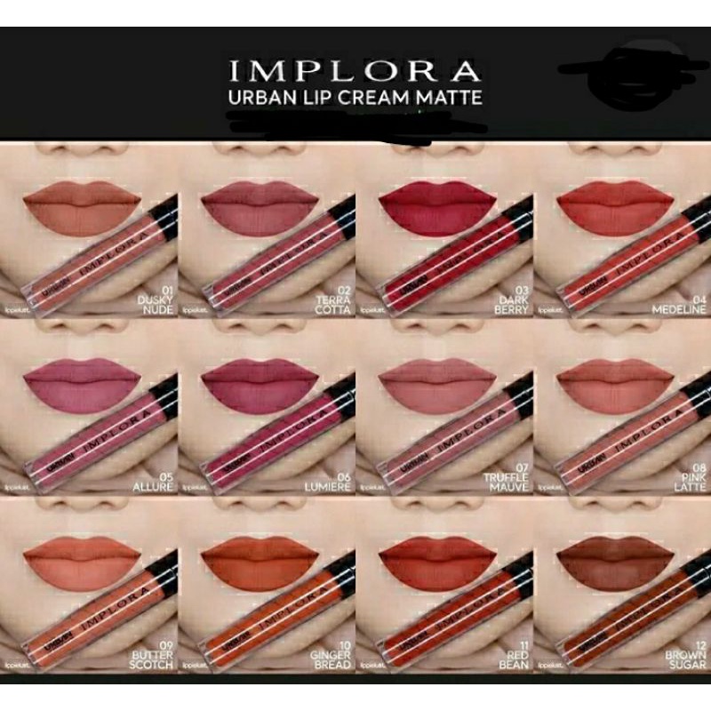 Lipcream Urban Implora new formula no11-20