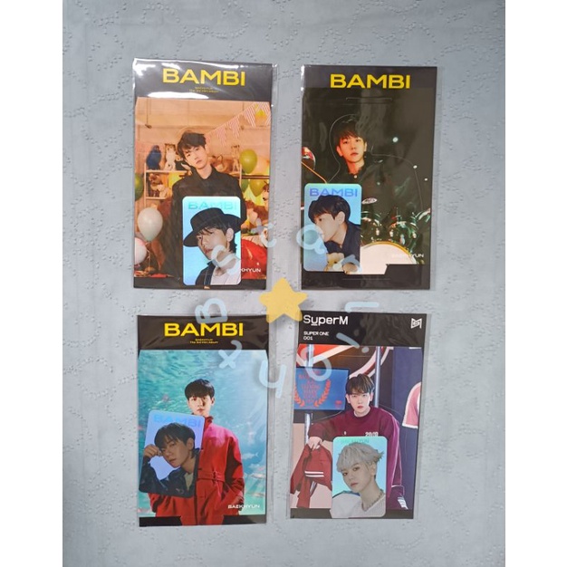 Baekhyun Bambi Holo Standee dan Super One Holo Standee