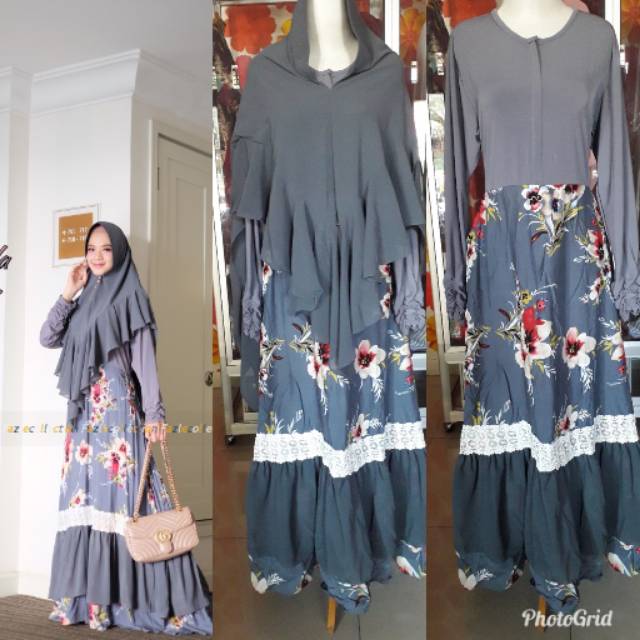 GAMIS MIKHAELA SYARI by FAZLE COLLECTION GAMIS CANTIK