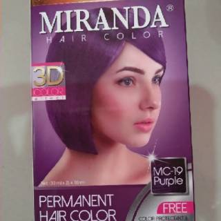 Pewarna rambut miranda semir rambut cat rambut tahan 