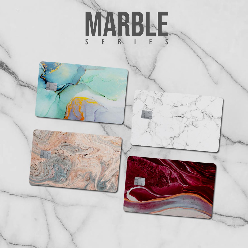 MARBLE SERIES | GARSKIN / STICKER KARTU ATM / SKIN KARTU ATM / DEBIT / CREDIT / EMONEY / FLAZZ | CARDSKINS