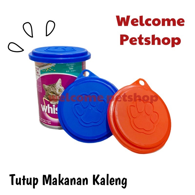 Tutup Makanan Kaleng Kucing dan Anjing / Penutup Kaleng / Tutup Makanan Kaleng