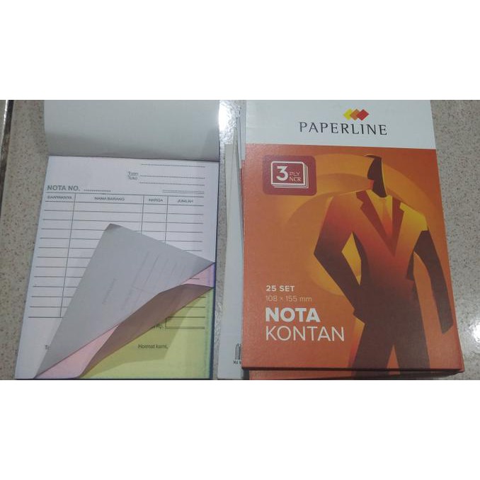 

NOTA PAPERLINE KECIL 3 RANGKAP / 3 ply K3 GROSIR TERMURAH