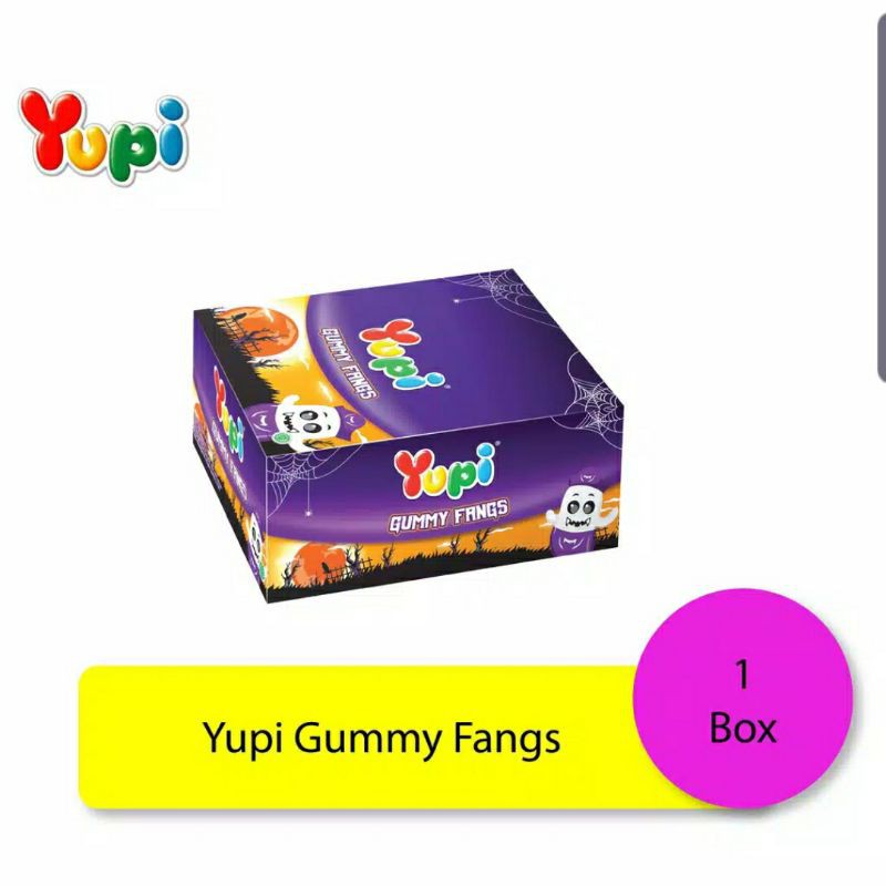 

Yupi Gumy Fangs/ halloween 1 pack isi 24pcs