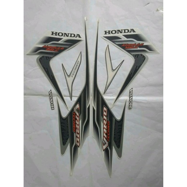 stiker striping honda vario techno karbu 110 2010.