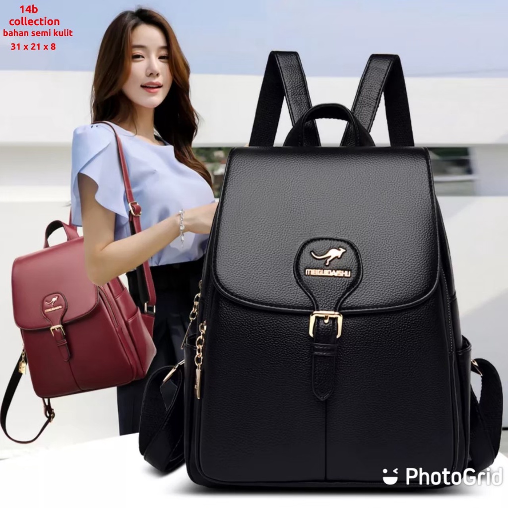 Tas Ransel Wanita New Stylish Backpack Ransel Jalan Jalan Tas Kuliah Wanita