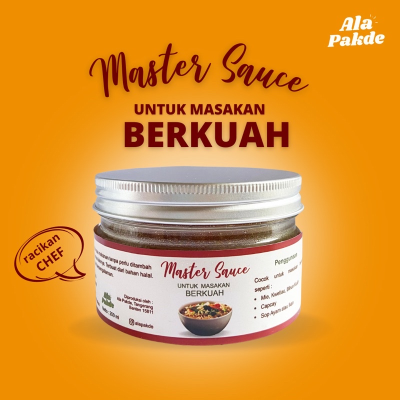 

Master Sauce Kuah / Bumbu Instan / Bumbu Serbaguna / Bumbu Mie Kuah