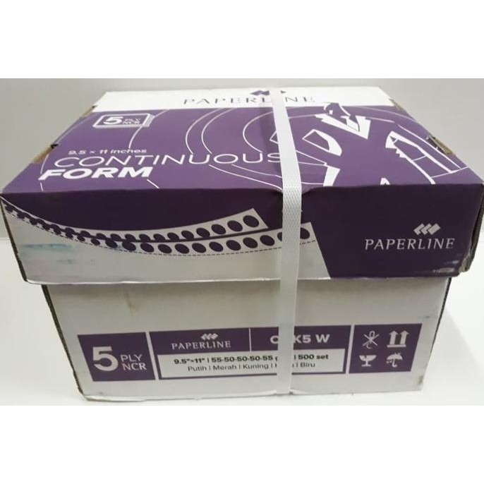 

Termurah Paperline Continuous Form 9 1/2 X 11 5 Ply (K5) | Kertas Komputer Offic