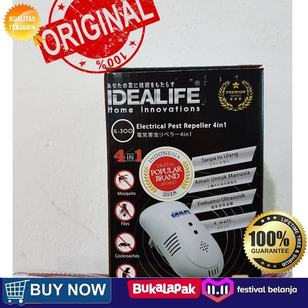 Langsung Order Idealife pest il300 il 300 Alat Pengusir tikus kecoa serangga Terlaris