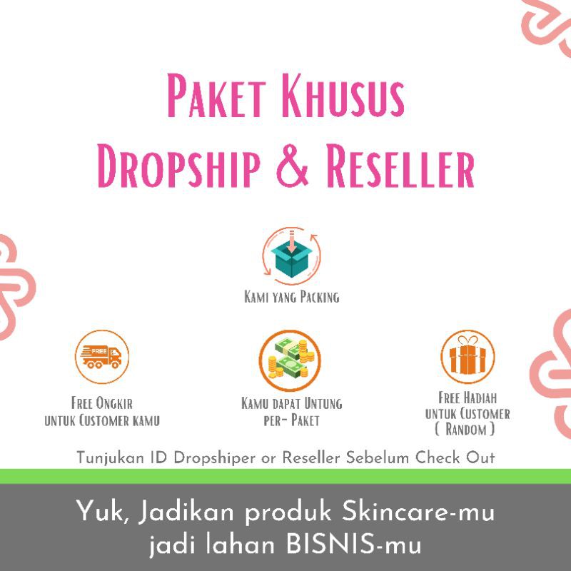 PAKET DROPSHIP RESELLER JUSTMINE