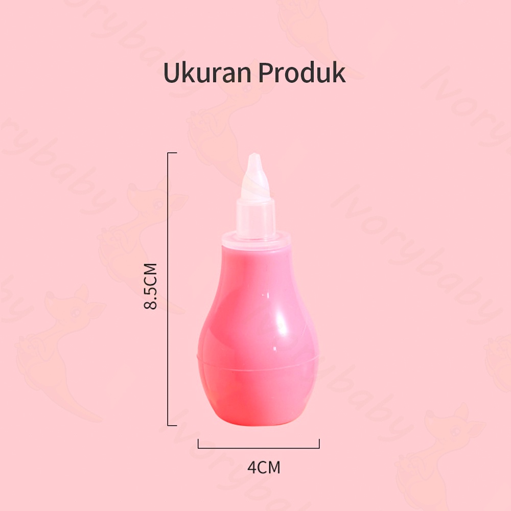 Ivorybaby Sedotan ingus bayi nasal Aspirator alat pembersih hidung nose cleanser