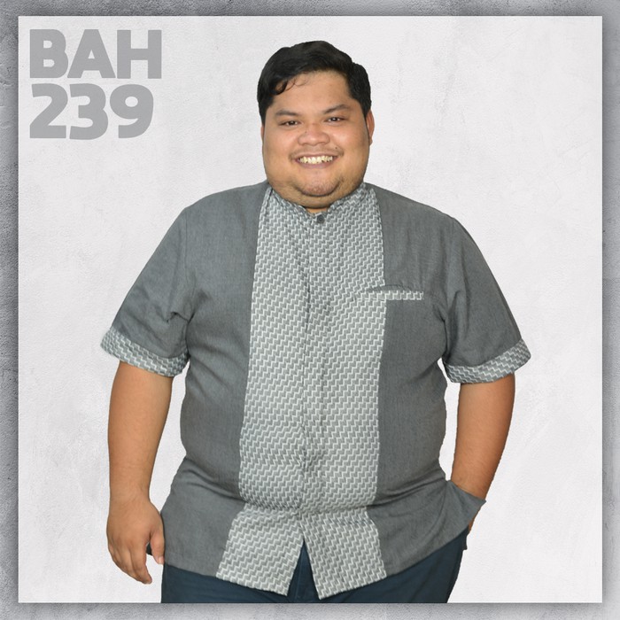 keren KEMEJA KOKO PRIA/COWOK UKURAN BESAR JUMBO BIG SIZE XXXXXL (BAH239)