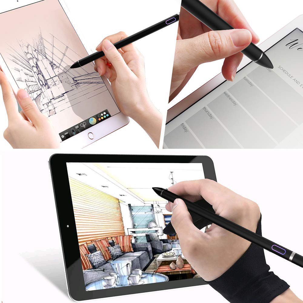 Two Fingers Glove Palm Rejection Touch Screen for Stylus Pen