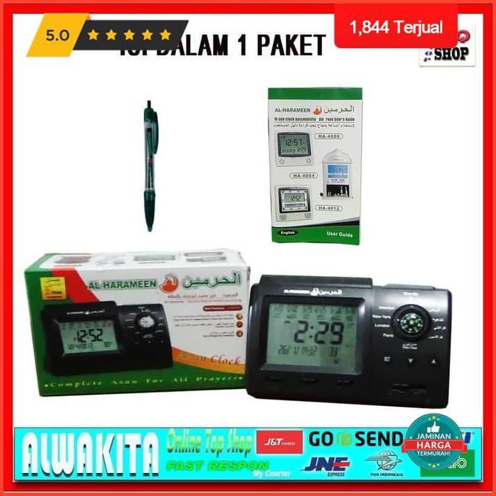 Dekorasi Rumah Jam Meja Alarm Adzan Limited