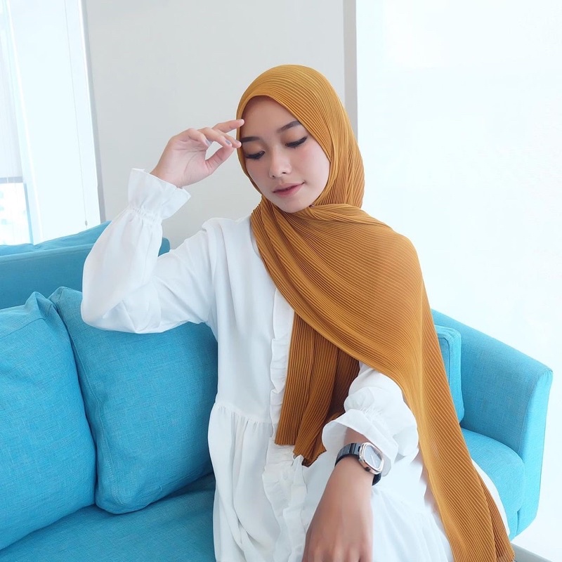 Pashmina Plisket Shawl Pashmina Plisket Diamond Full Tanpa Garis Tengah 180x75-4
