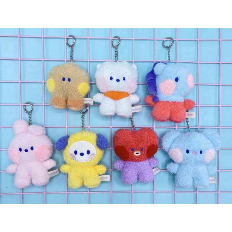 KEYCHAIN MININI DOLL BT21 OFFICIAL REJECTED