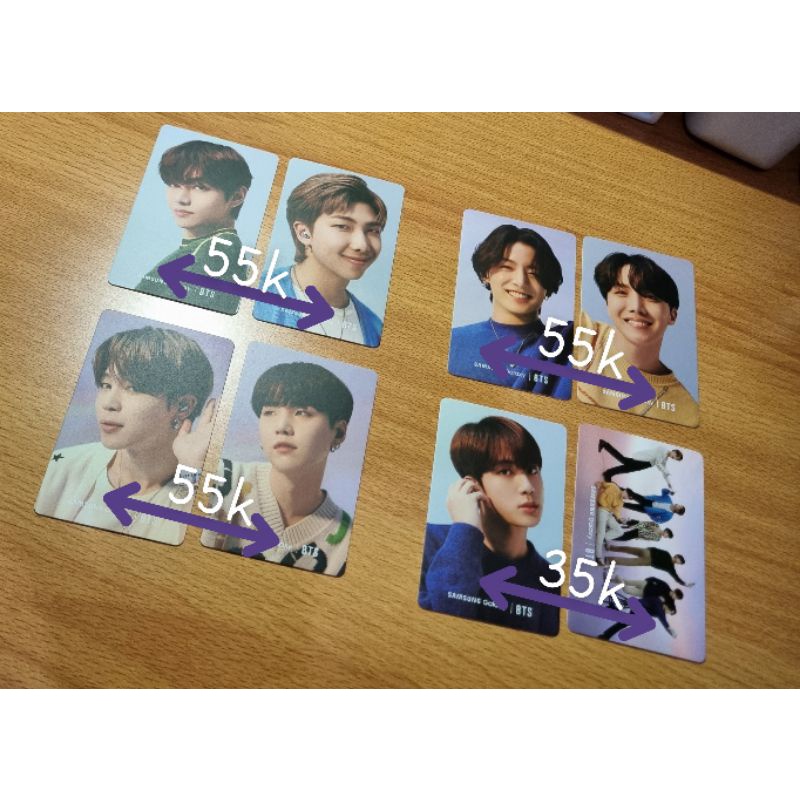 OFFICIAL BTS PHOTOCARD SAMSUNG