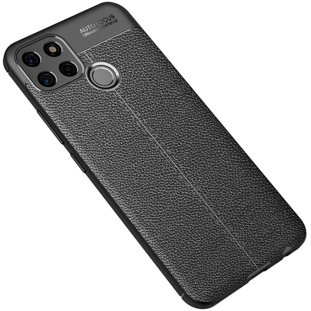 TERMURAH Casing Realme Narzo 30A / Case Realme Narzo 30A Premium TPU Autofocus Leather