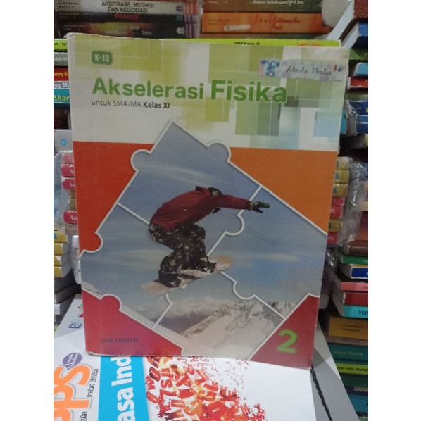 buku bekas AKSELERASI FISIKA untuk sma kelas 2 BOB  FOSTER