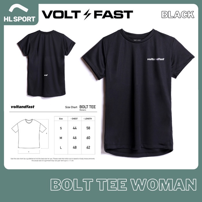 Volt and Fast VNF FastDry BOLT Tee Woman Running Sport Jersey