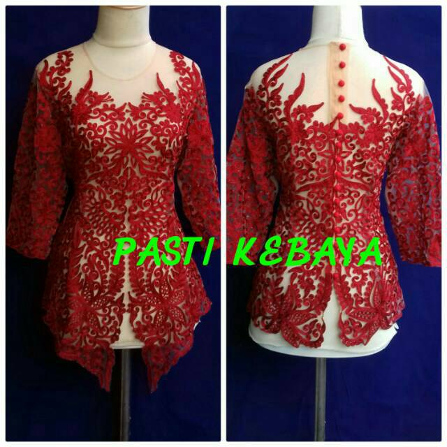 Kebaya Tile Bordir Modern Premium