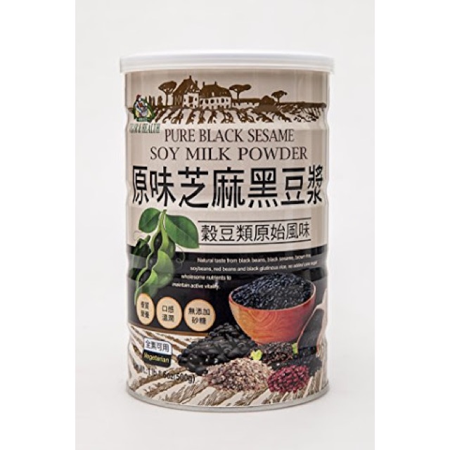 

pure black sesame soy milk powder vigor & health 500 g